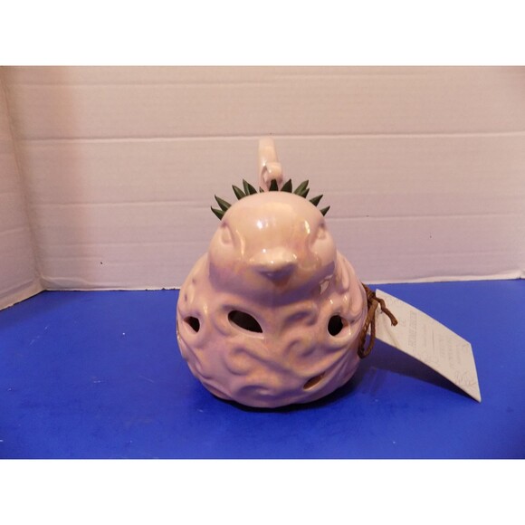 NEW Bird Dove Figurine GC Home Decor Sachet Potpourri Holder Faux Plant - Picture 4 of 5